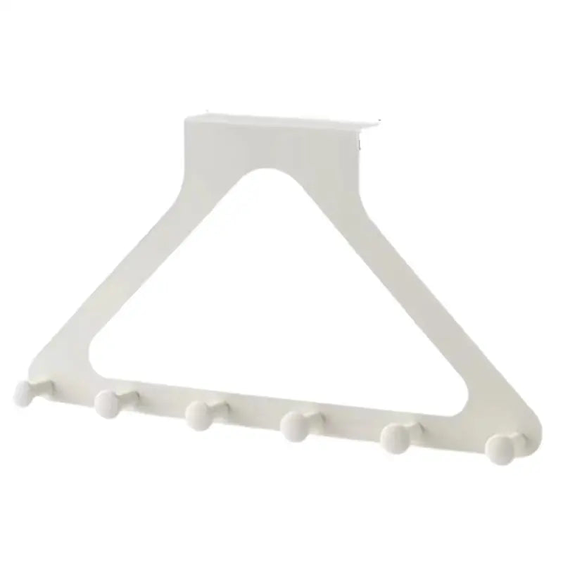 A67P-Triangular Door Hook Wall Mounted, Punchfree, Traceless Hanger For Coats, Hats, Bags, And More