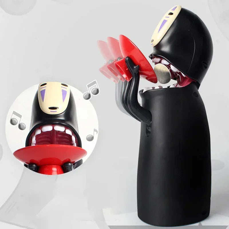 Anime Cartoon Model Figure Toy Piggy Bank Cool Piggy Bank Can Automatic Eat Coin Boys Girls Funny Birthday Holiday Gifts