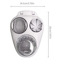 1PC-Egg Slicer, Cracker, Fancy Egg Cutter, 3-in-1 Egg Cutting Tool