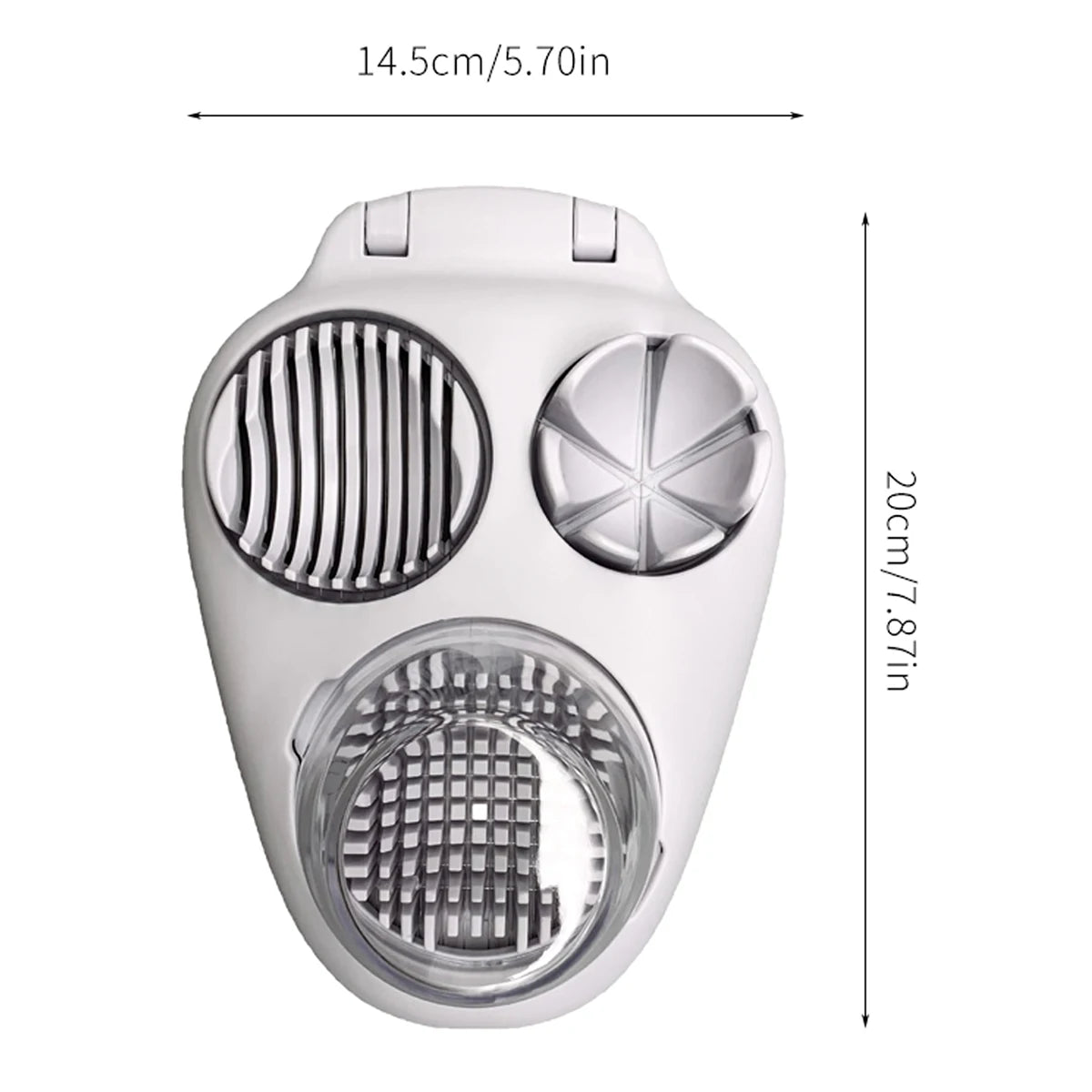 1PC-Egg Slicer, Cracker, Fancy Egg Cutter, 3-in-1 Egg Cutting Tool