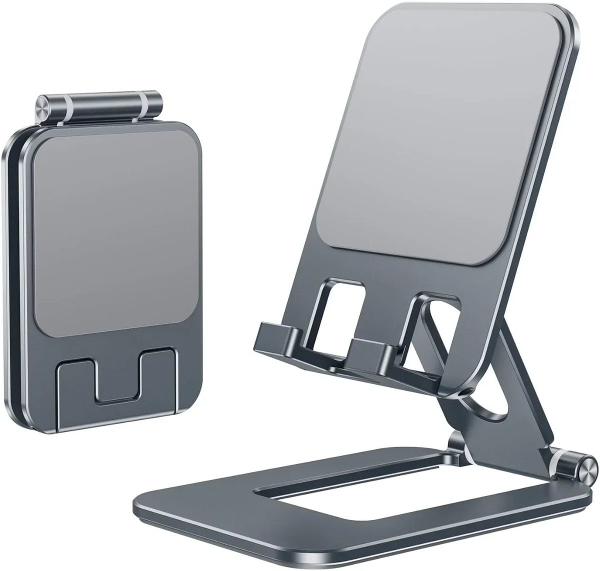 Folding Aluminum Phone Stand For Iphone Samsung Solid Support Holder For Huawei Xiaomi Metal Table Holder Universal Phone Holder