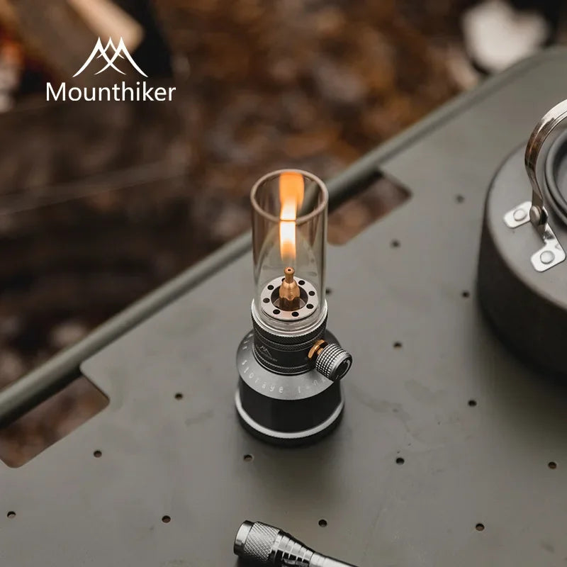 Mountainhiker Camping Air Gas Tank Lamp Light Outdoor Lightweight Portable Emotional Atmosphere Tourist Lamp Long-lasting Light