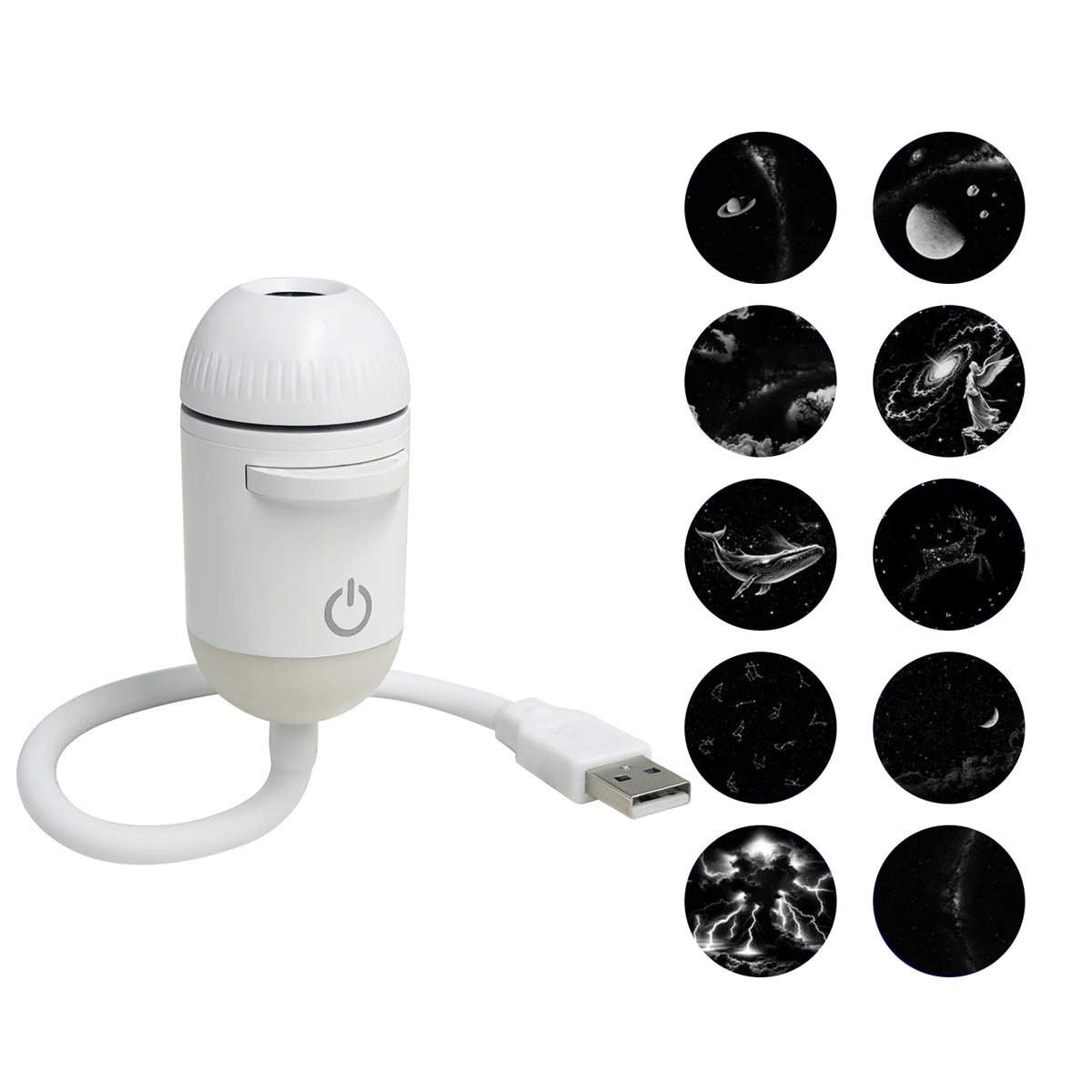 Magnetic LED Sunset Lamp Wireless Wall Light 360 Degree Rotatable Rechargeable Night Light for Bedroom Decor No Drill Light