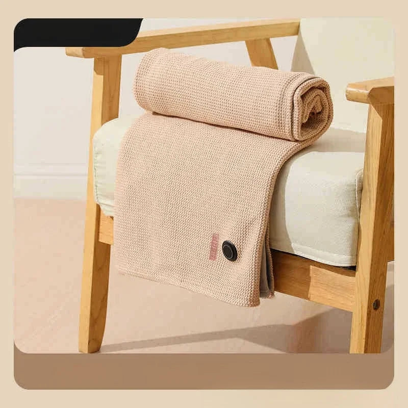 Heating USB Electric Blanket Portable Warm Blanket Washable Shoulder Knee Dual-Use Fast Heating Winter Home Camping Warm Blanket