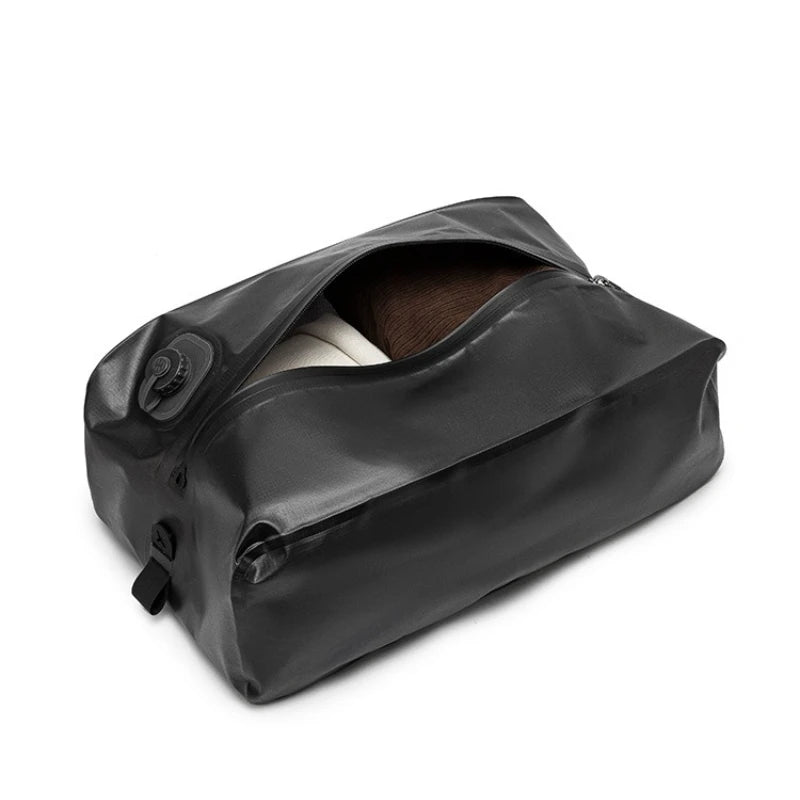 Automatic Vacuum Bag Built-in Air Pump Reusable Storage Bag Folding Outdoor Travel Compression Bag for Suitcases Backpack