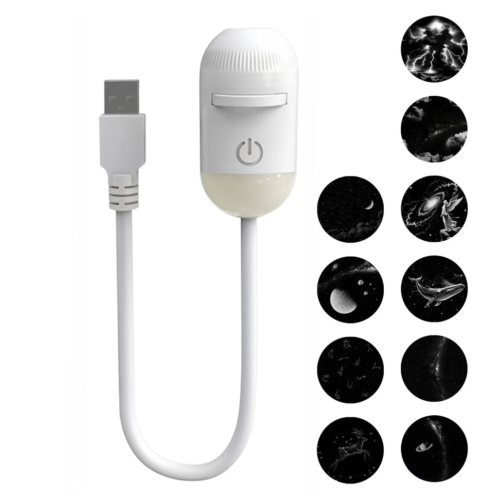 Magnetic LED Sunset Lamp Wireless Wall Light 360 Degree Rotatable Rechargeable Night Light for Bedroom Decor No Drill Light