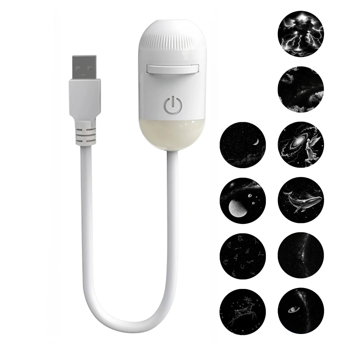 Magnetic LED Sunset Lamp Wireless Wall Light 360 Degree Rotatable Rechargeable Night Light for Bedroom Decor No Drill Light