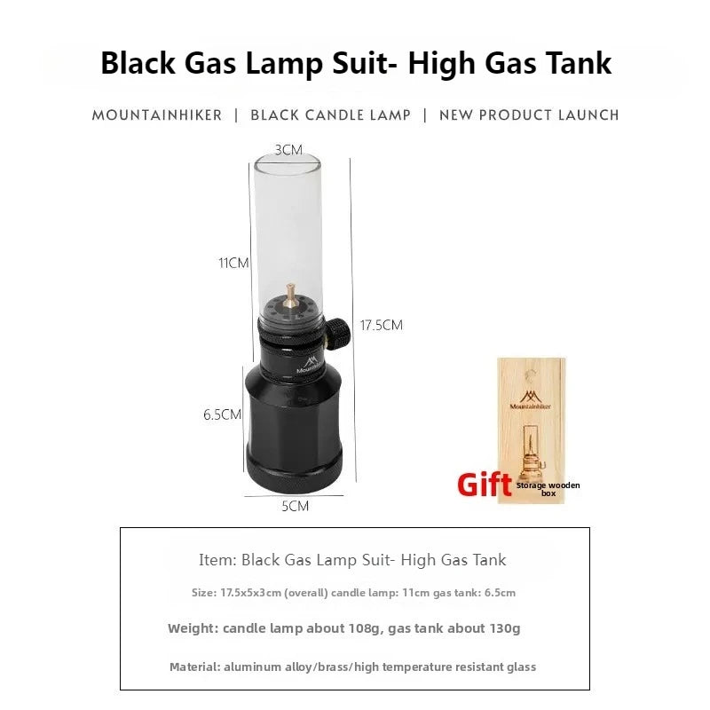 Mountainhiker Camping Air Gas Tank Lamp Light Outdoor Lightweight Portable Emotional Atmosphere Tourist Lamp Long-lasting Light