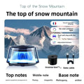 Smart Car Aromatherapy Diffuser Auto Spray Ambient Snow Cloud View Air Freshener Perfume Mountain Light S8Y2