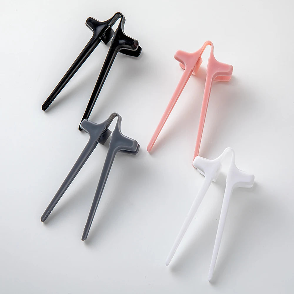 1pc Finger Chopsticks Game Player Snack Chopstick Holder Plastic Game Finger Cover Game Controller Training Learning Chopsticks