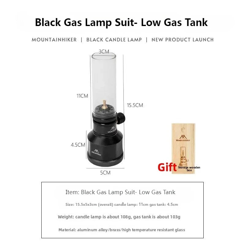 Mountainhiker Camping Air Gas Tank Lamp Light Outdoor Lightweight Portable Emotional Atmosphere Tourist Lamp Long-lasting Light