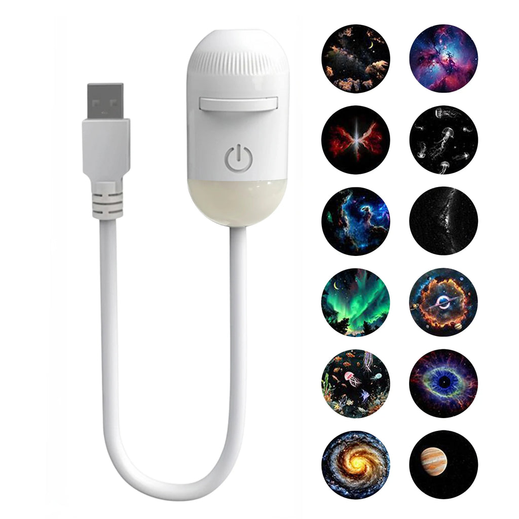 Magnetic LED Sunset Lamp Wireless Wall Light 360 Degree Rotatable Rechargeable Night Light for Bedroom Decor No Drill Light