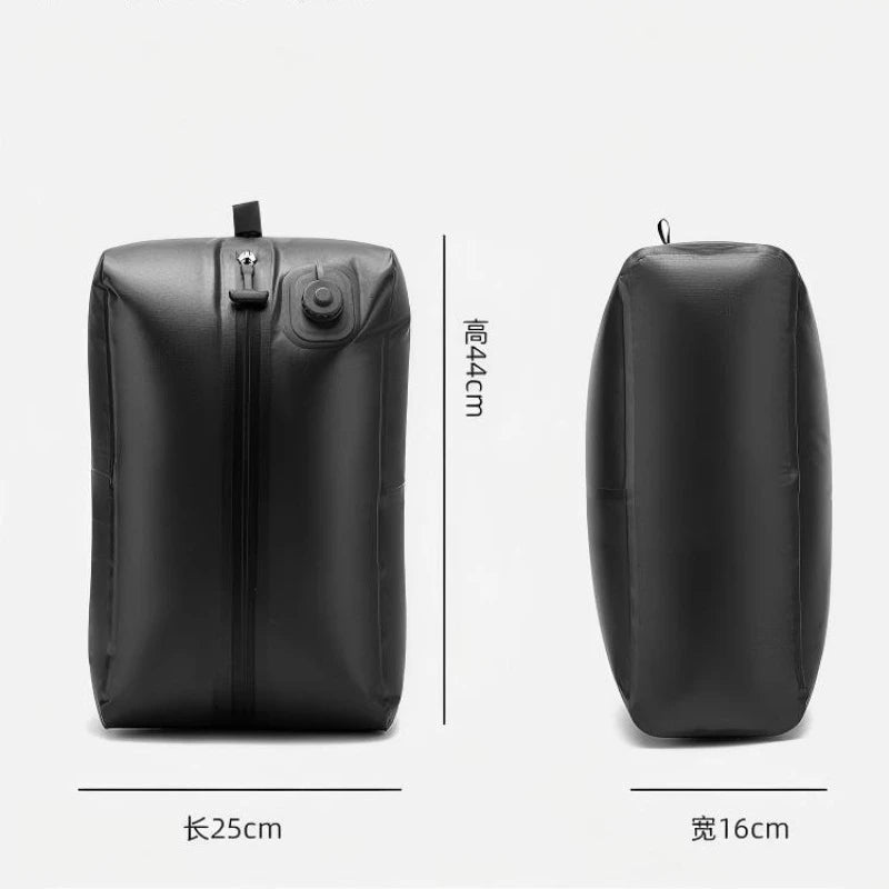 Automatic Vacuum Bag Built-in Air Pump Reusable Storage Bag Folding Outdoor Travel Compression Bag for Suitcases Backpack